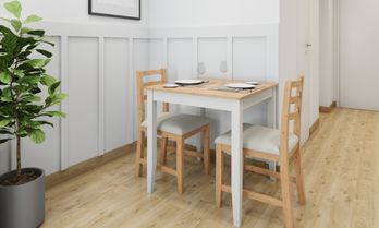 A Small Dining Corner for Two